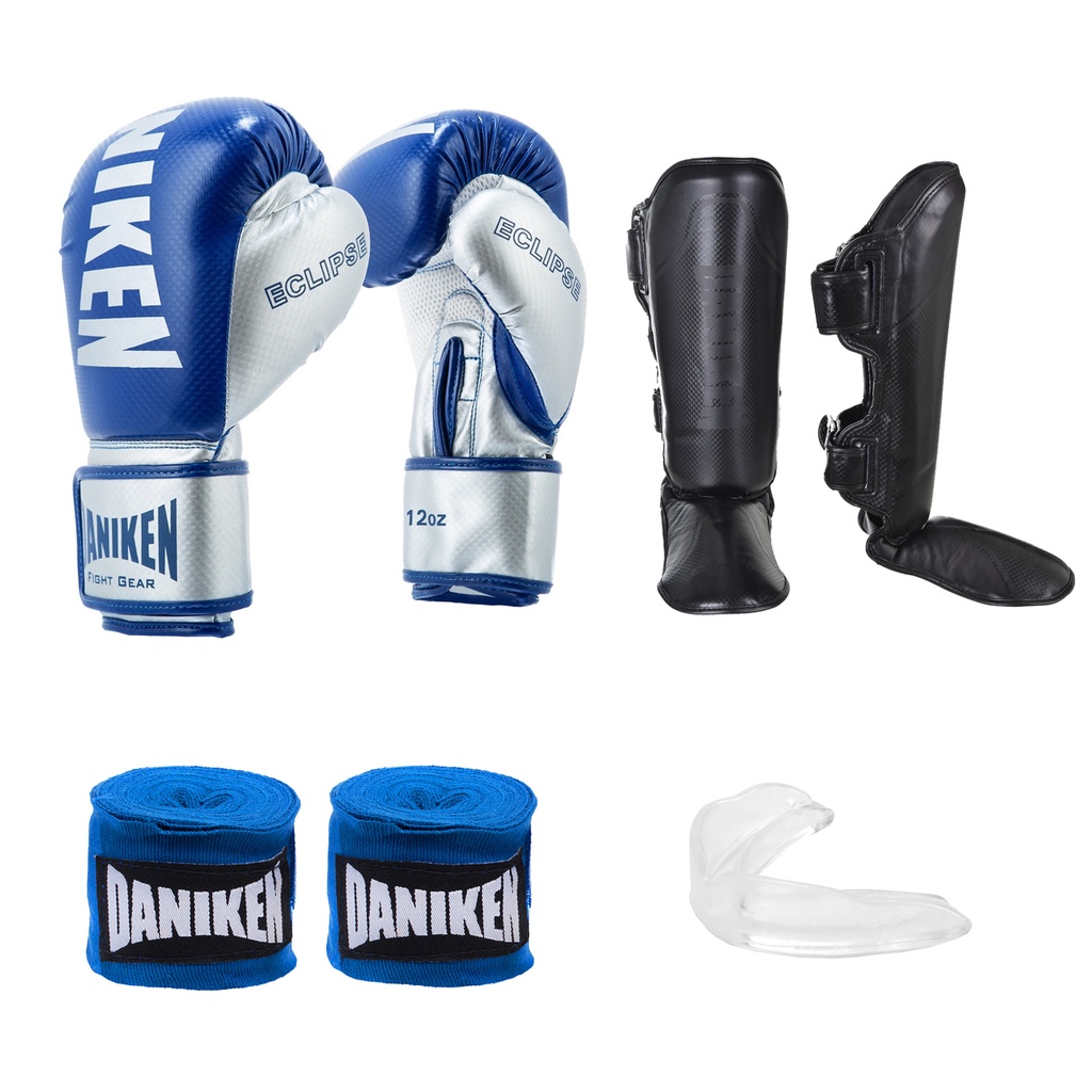 Muay Thai Set Eclipse, Blau