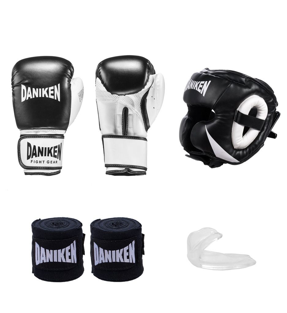 Boxing Bundle Avenger Junior Sparring, Black