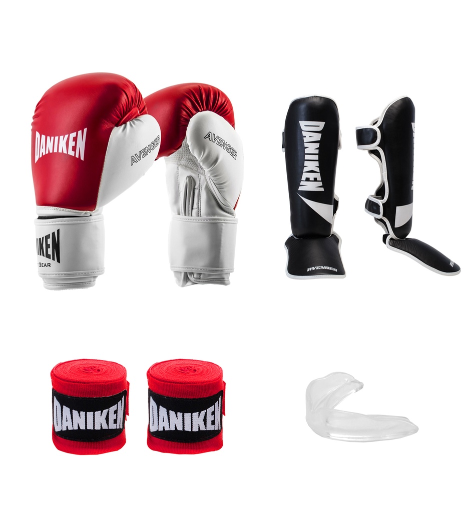 Muay Thai Bundle Avenger Junior, Red