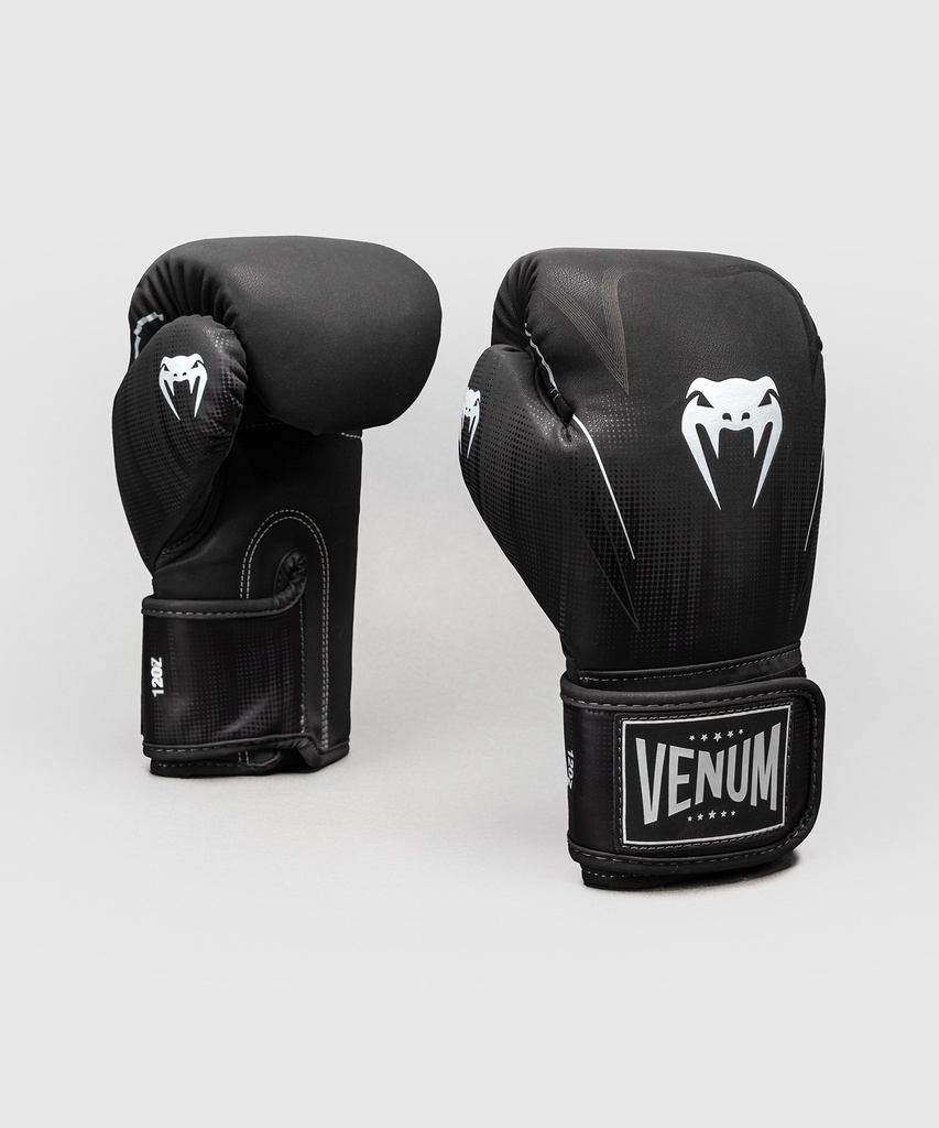 Venum Boxhandschuhe Stealth, Schwarz-Weiss