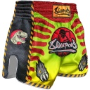8Weapons Muay Thai Shorts Jurassic, Green-Red