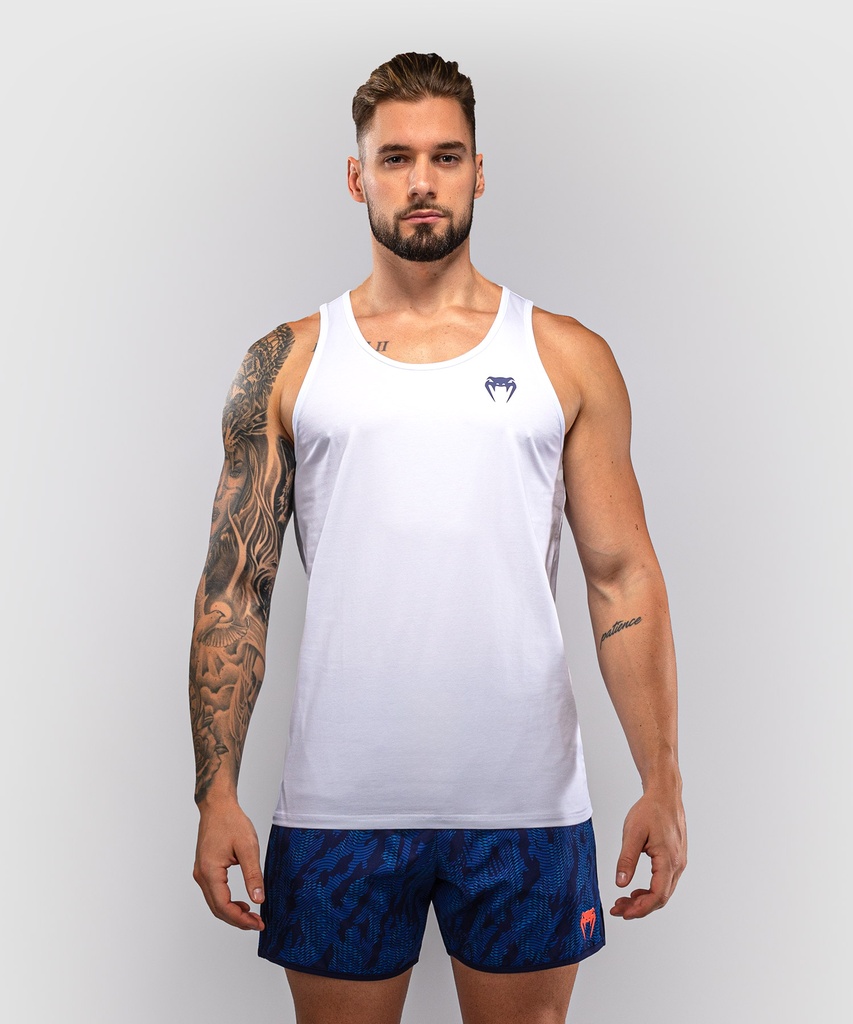 Venum Tank Top Aqua, Weiss-Blau
