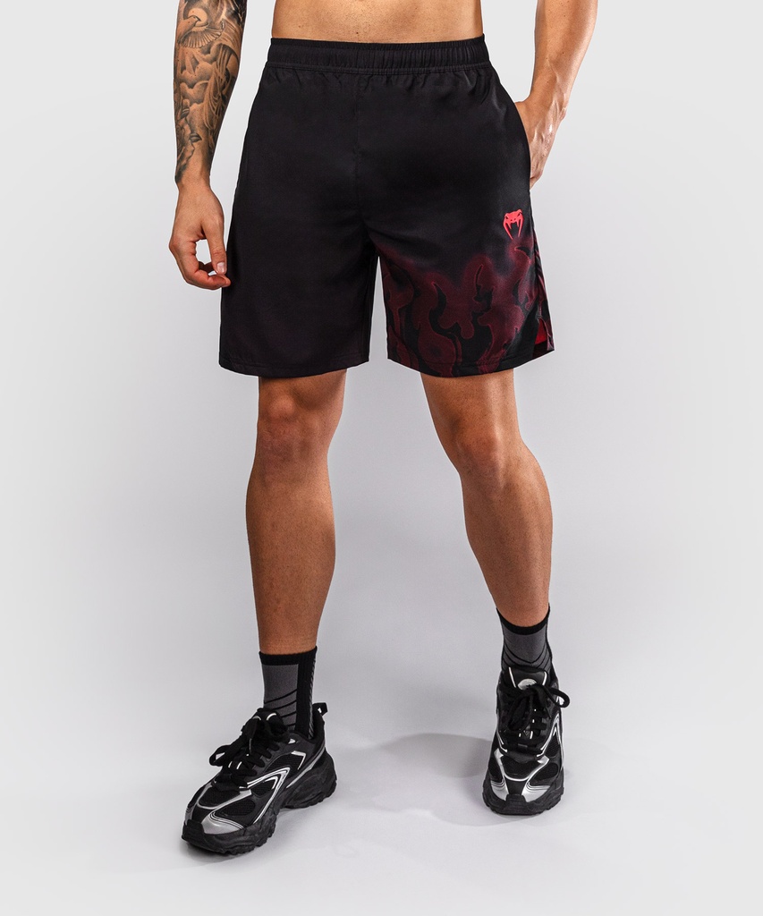 Venum Training Shorts Spectre, Schwarz-Rot
