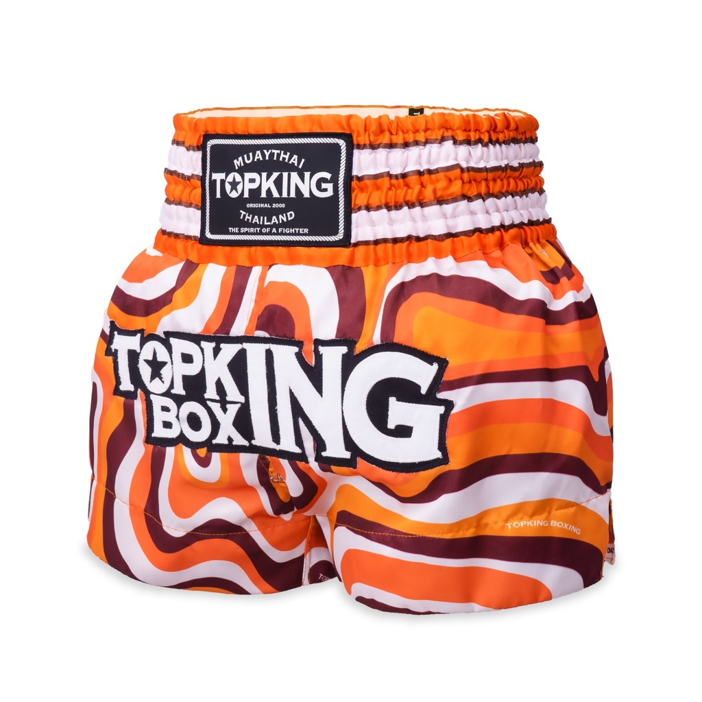 Top King Muay Thai Shorts TKTBS-251, Orange