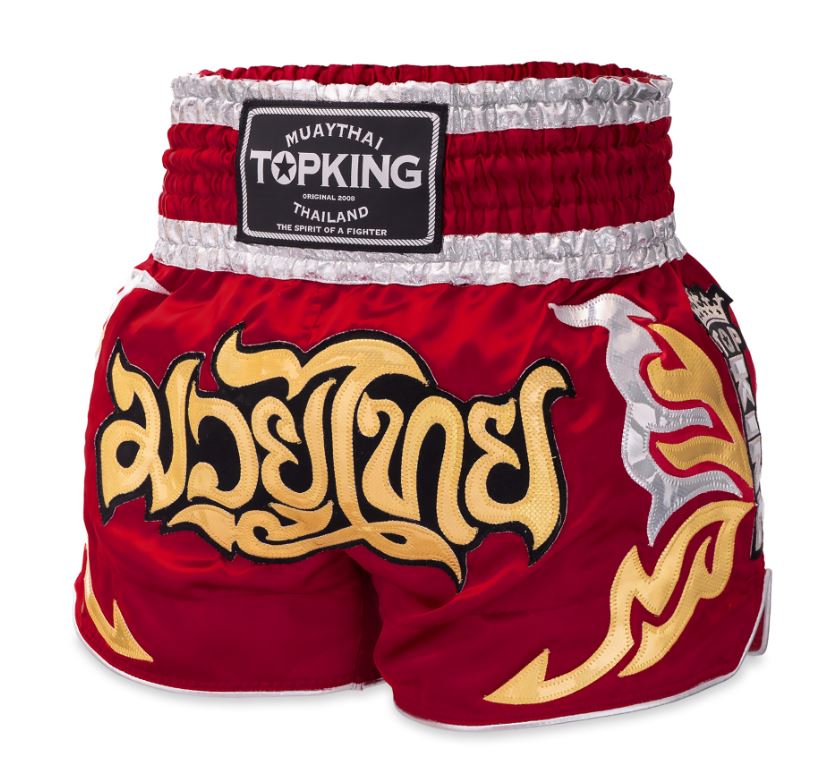 Top King Muay Thai Shorts TKTBS-273, Rot