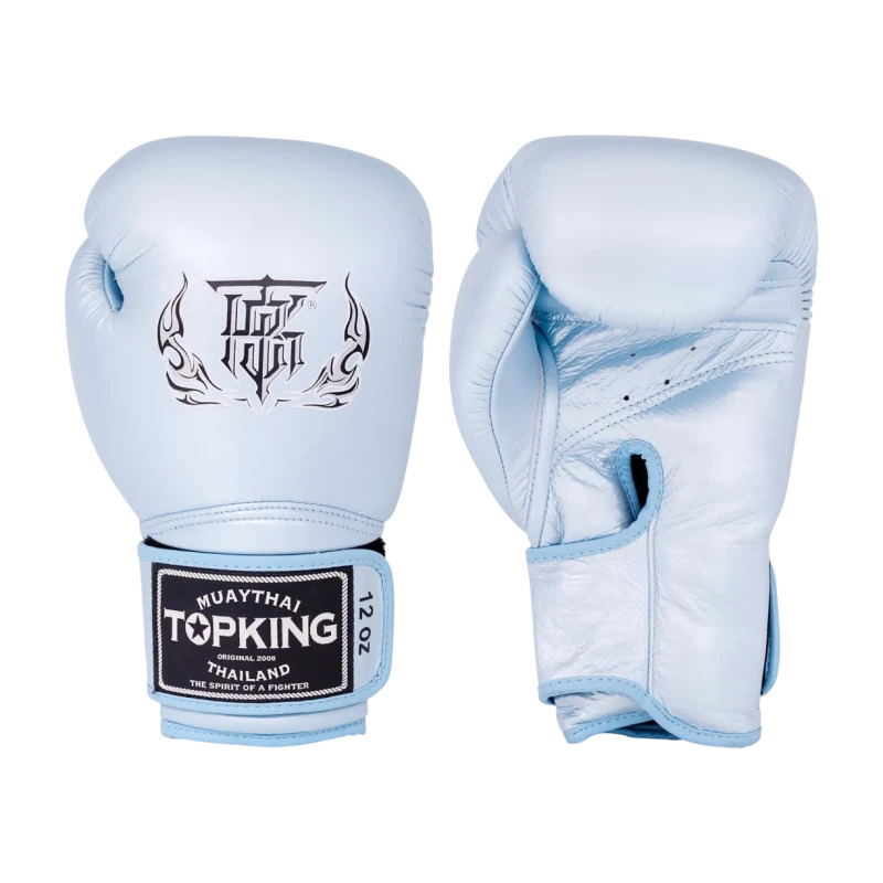 Top King Boxing Gloves Super, Silver