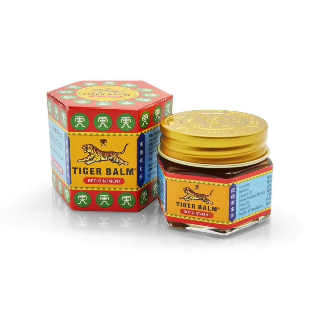 Tiger Balm Balsam 30g, Wärmend, Rot
