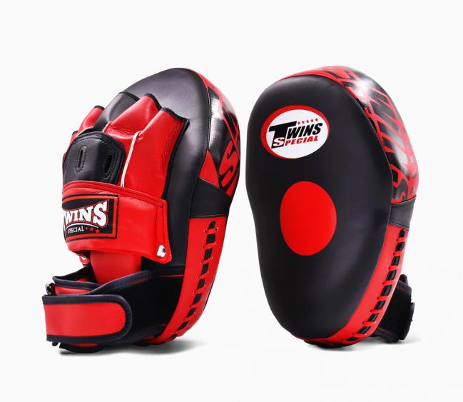 Twins Punch Mitts PMS-28, Black-Red