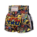 Top King Muay Thai Shorts X Puck, Black