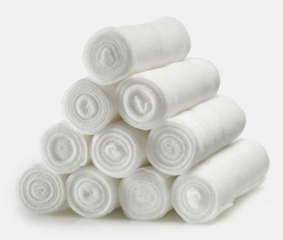 Sting Nuckle Gauze 12cmx4m, Pack of 12 Rolls, White