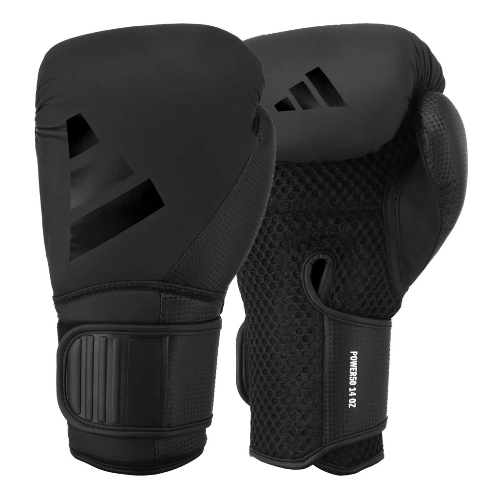 adidas Boxhandschuhe Power 50, Schwarz
