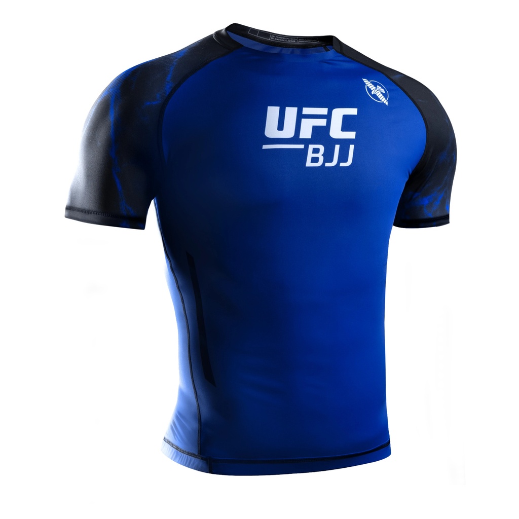 Hayabusa UFC Rash Guard BJJ, Black-Blue