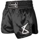 8Weapons Muay Thai Shorts Strike, Schwarz-Weiß