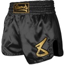 8Weapons Muay Thai Shorts Strike, Black-Gold