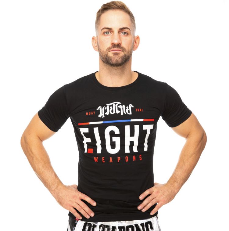 8Weapons T-Shirt The Fight, Schwarz