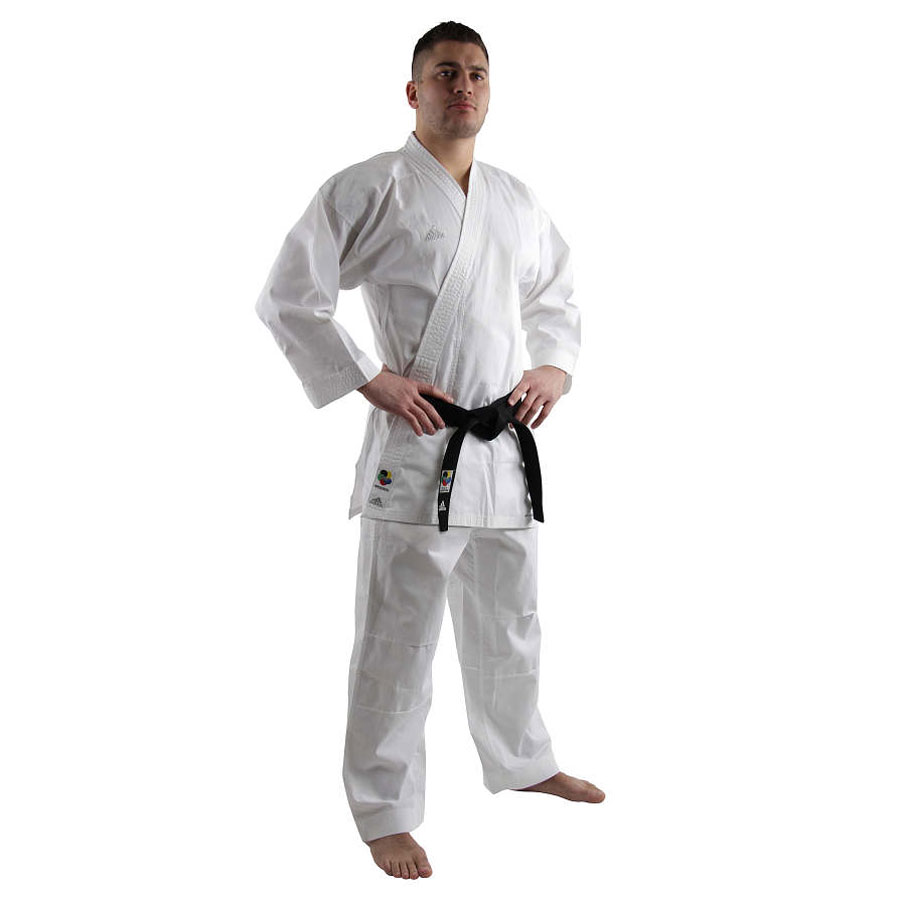 adidas Karate Anzug Kumite Fighter K220DNA 8oz, Weiß