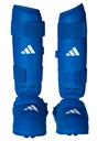 adidas Shin Guards Karate WKF, Blau