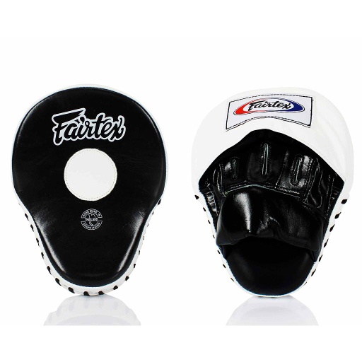[FMV9-S-W] Fairtex Punch Mitts Ultimate Contoured FMV9, Black-White