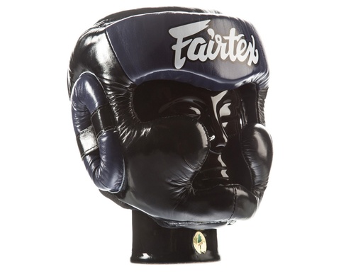 Fairtex Head Guard Full Coverage HG13F, Black-Blue