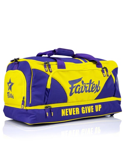 [BAG2-V-GE] Fairtex Sporttasche BAG2, Violett-Gelb