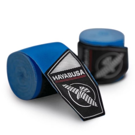 [PSHW04-BL] Hayabusa Hand Wraps Perfect Stretch 4.5m Semi-Elastic, Blue