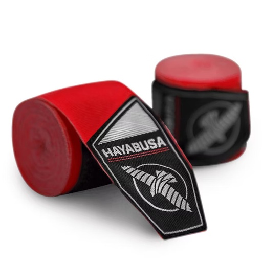 [PSHW04-R] Hayabusa Hand Wraps Perfect Stretch 4.5m Semi-Elastic, Red