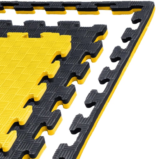 [DAMATCOM-S-GE-2] Martial Arts Mat Standup 2cm, Yellow-Black
