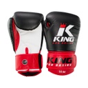 King Pro Boxing Boxhandschuhe, Schwarz-Rot