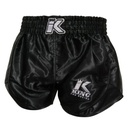 King Pro Boxing Muay Thai Shorts Retro Hybrid, Black