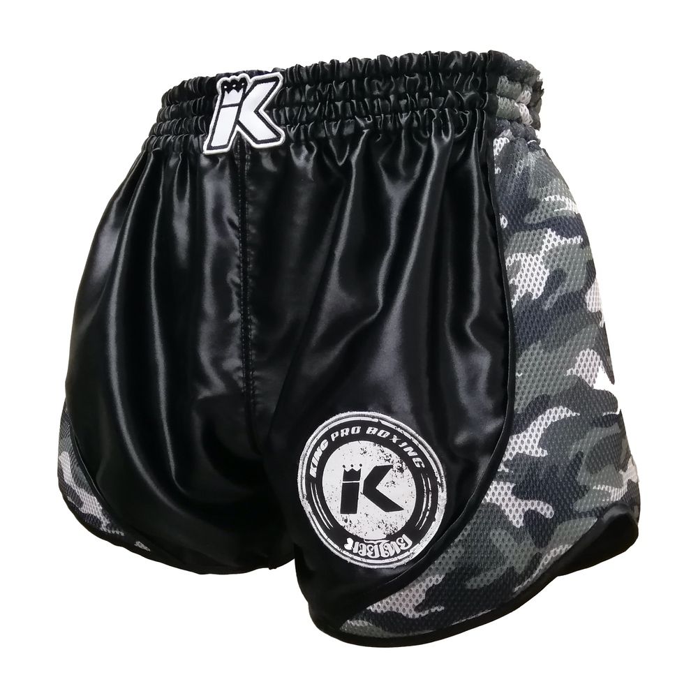 King Pro Boxing Muay Thai Shorts Retro Mesh  2, Camo