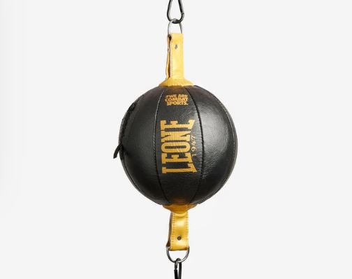 [AT809-S-W] Leone Doppelendball Ø22cm, Schwarz