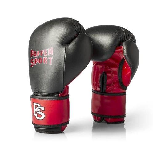 Paffen Sport Boxhandschuhe Allround Eco, Schwarz-Rot