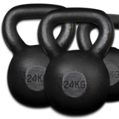 Kettlebell Gusseisen, Schwarz