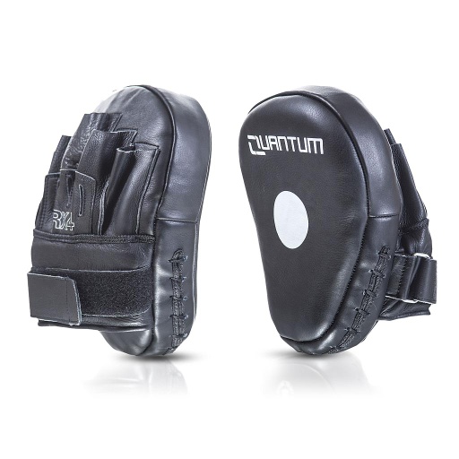 [QPMRX4-S-M] SALE 479 Quantum Boxpratzen RX4 Leder, Schwarz