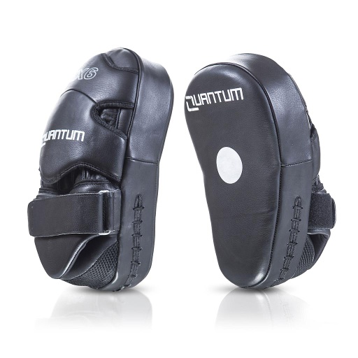 [QPMRX6-S-L] SALE 480 Quantum Boxpratzen RX6 Leder, Schwarz