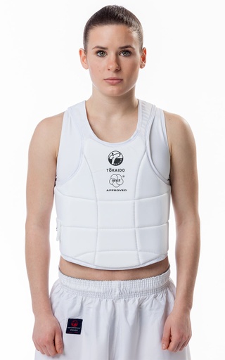 Tokaido Body Protector Karate Pro WKF, White