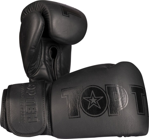 Top Ten Boxhandschuhe Black'n'Black, Schwarz