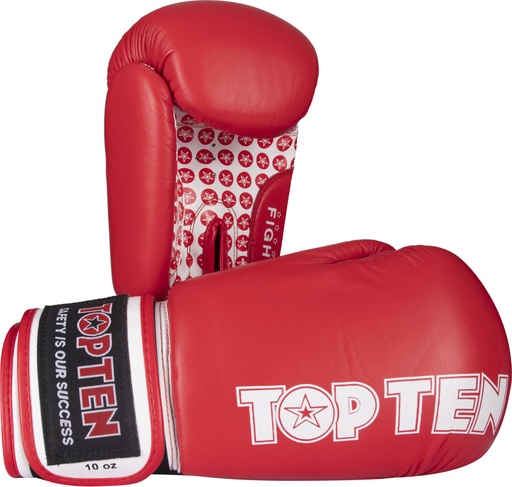 Top Ten Boxhandschuhe WAKO Fight, Rot