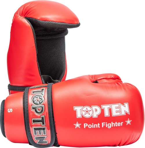 Top Ten Pointfighter Handschuhe WAKO, Rot