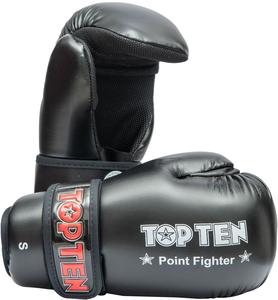 Top Ten Pointfighter Handschuhe WAKO, Schwarz