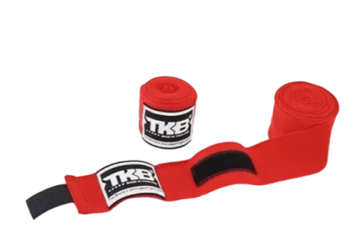 [TKHWR-01-R] Top King Hand Wraps 4.5m Semi-Elastic, Red
