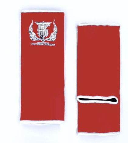 Top King Ankle Guards, Red