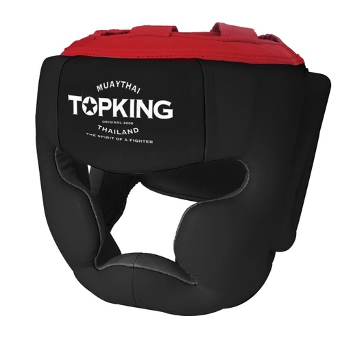 SALE 46 Top King Kopfschutz Extra Coverage, Schwarz-Rot