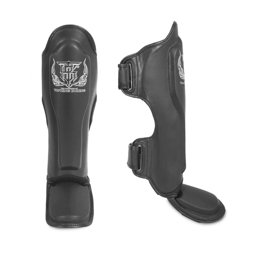 Top King Schienbeinschoner Pro Leder, Schwarz