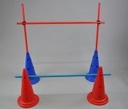 Trainingsstangen-Set für Markierungskegel, 8 Stück, blau