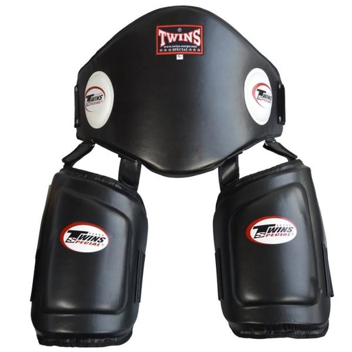 [BEPTL1-S] Twins Bauch- / Oberschenkel Pads, Schwarz