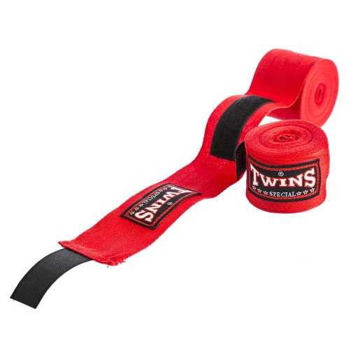 [CH-1-R] Twins Hand Wrap CH1 5m Cotton Inelastic, Red