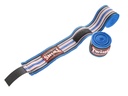Twins Boxbandage 5m Unelastisch, Blau-Rot