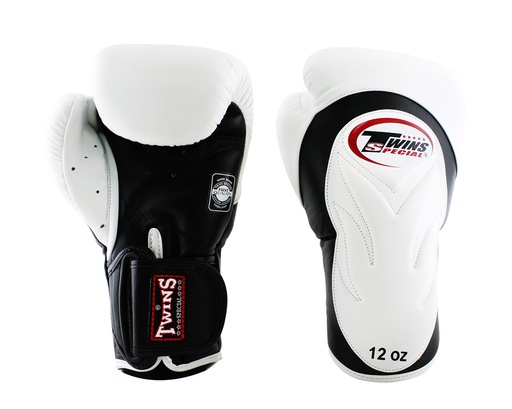 Twins Boxing Gloves BGVL-6, White-Black