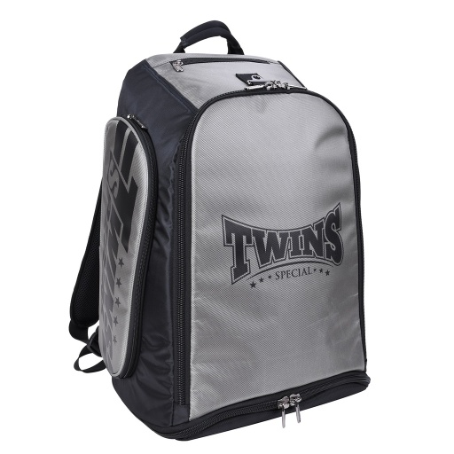 [CBBT2-S-G] Twins Gym Bag-Backpack CBBT2, Black-Grey